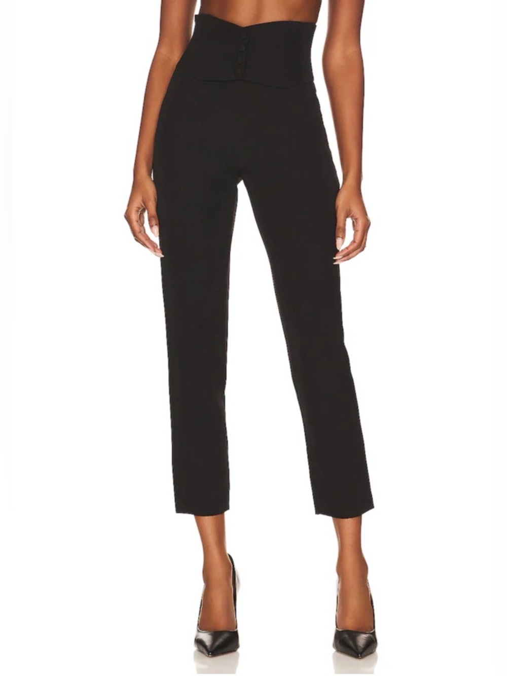 NWT Bardot Revolve Corset Pants in Black Size XS US 2